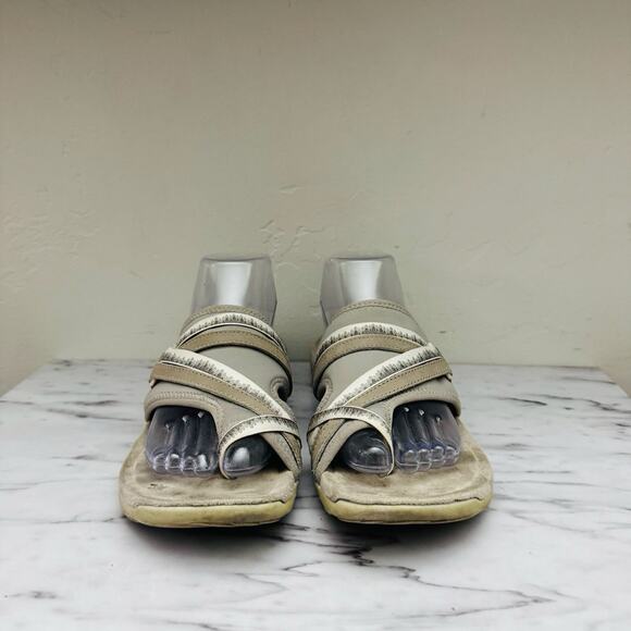 Merrell Terran 3 Cush Tan Leather Sandals Women’s Size 9 - Picture 2 of 11